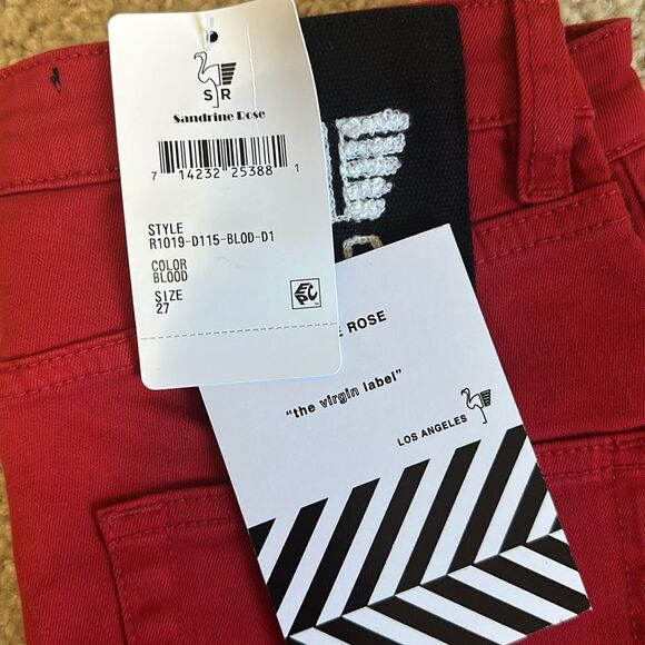 NWT Free People I Sandrine Rose Collab Res Skinny Jeans size 27 - Picture 3 of 5